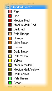 Default Colors in Xara