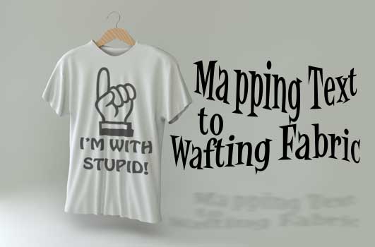 Mapping Text to Wafting Fabric
