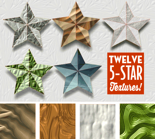 Twelve 5-Star Textures