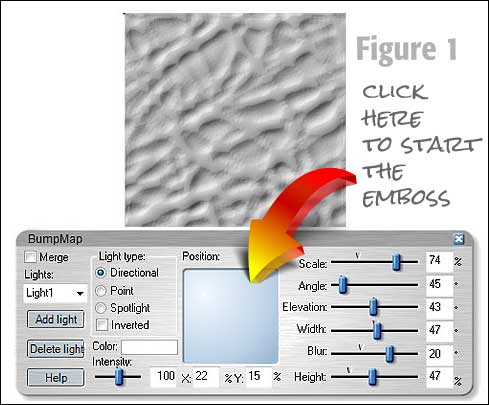 Figure 1 Click here to start the emboss