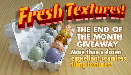 Fresh Textures STeh End of the Month Giveaway More than a dozen eggcellent tiling textures!