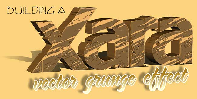Building a Xara Vector Grunge Effect